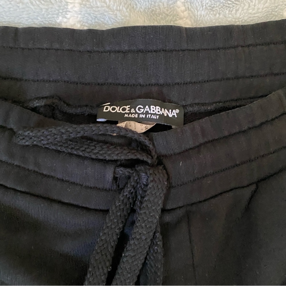 Dolce & Gabbana Charcoal Drawstring Trousers